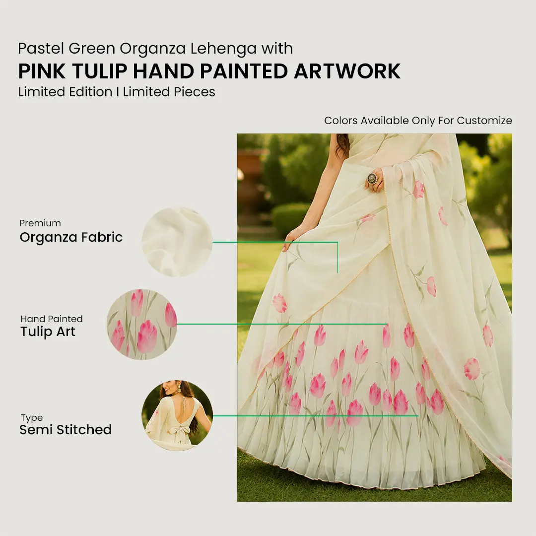 A Blooming Story of Handcrafted Beauty. A traditional indian wedding outfits